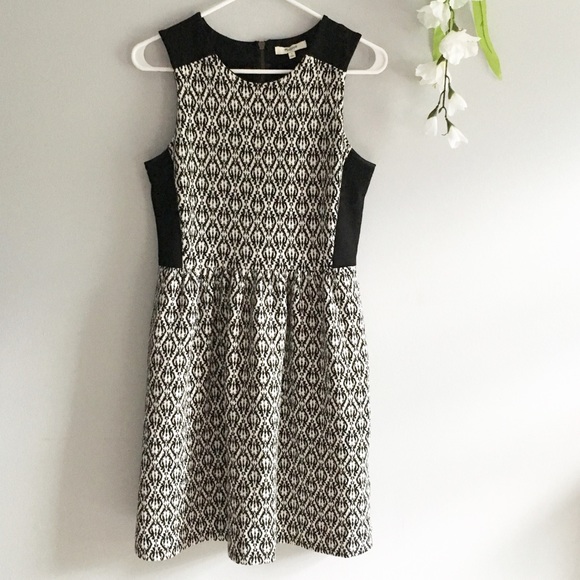 Madewell Diamond Jacques People Print Dress - Picture 4 of 8